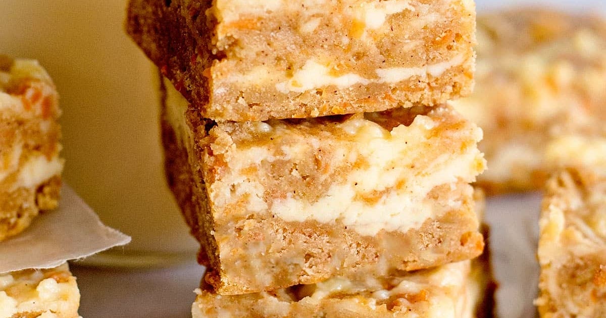 Carrot Cake Cheesecake Bars Recipe | Samsung Food App