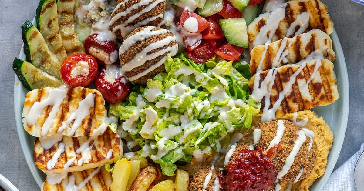 Falafel Mezze Platter Recipe | Samsung Food App