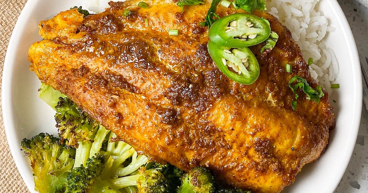 Tandoori Fish Recipe- Oven Baked or Pan Seared | Samsung Food App