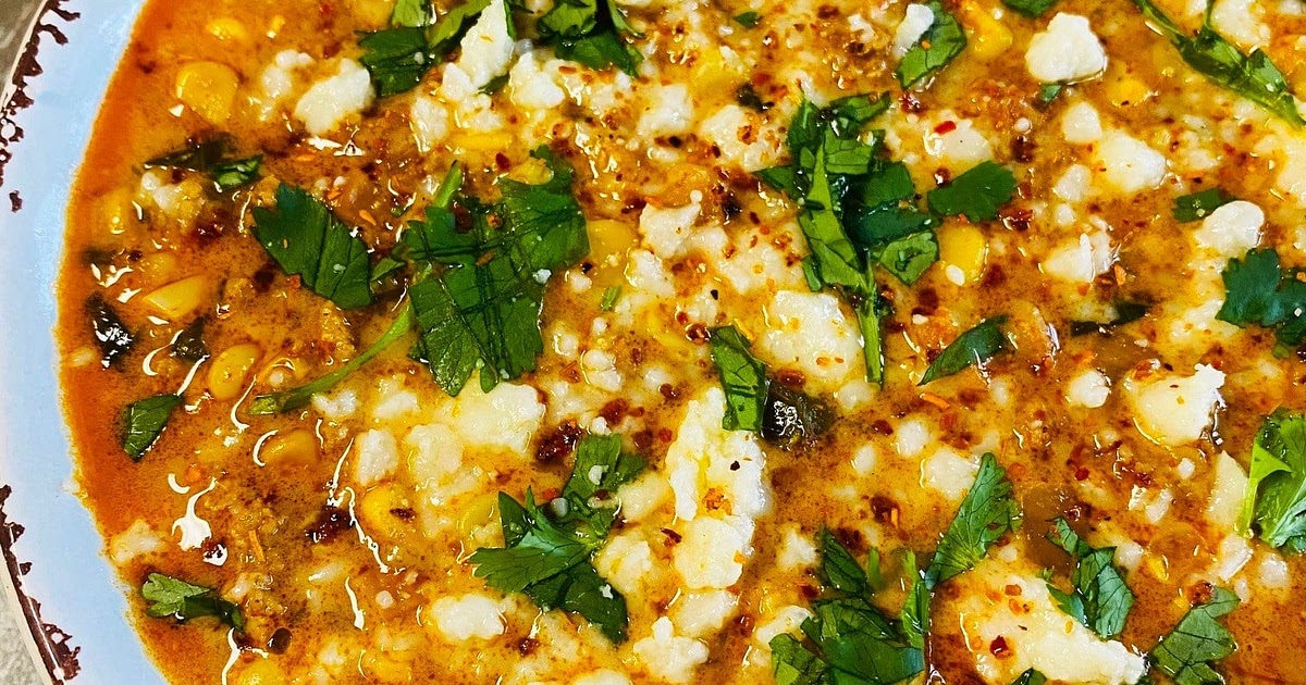 Street Corn Chicken Chili Recipe | Samsung Food App