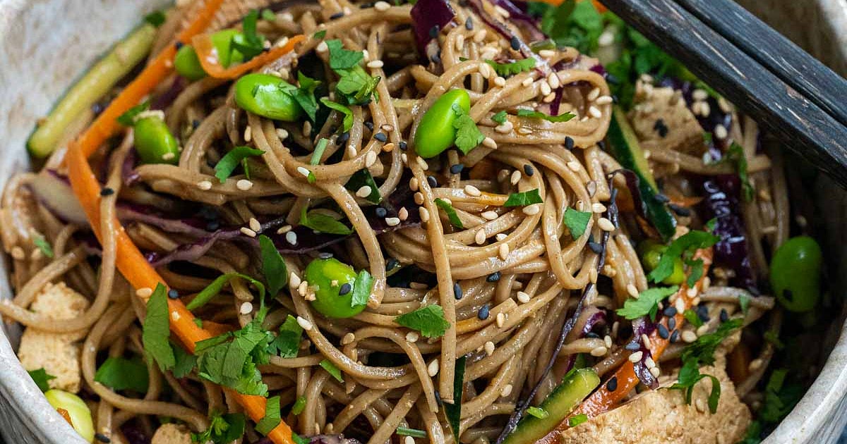 Vegan Soba Noodle Salad Recipe | Samsung Food App