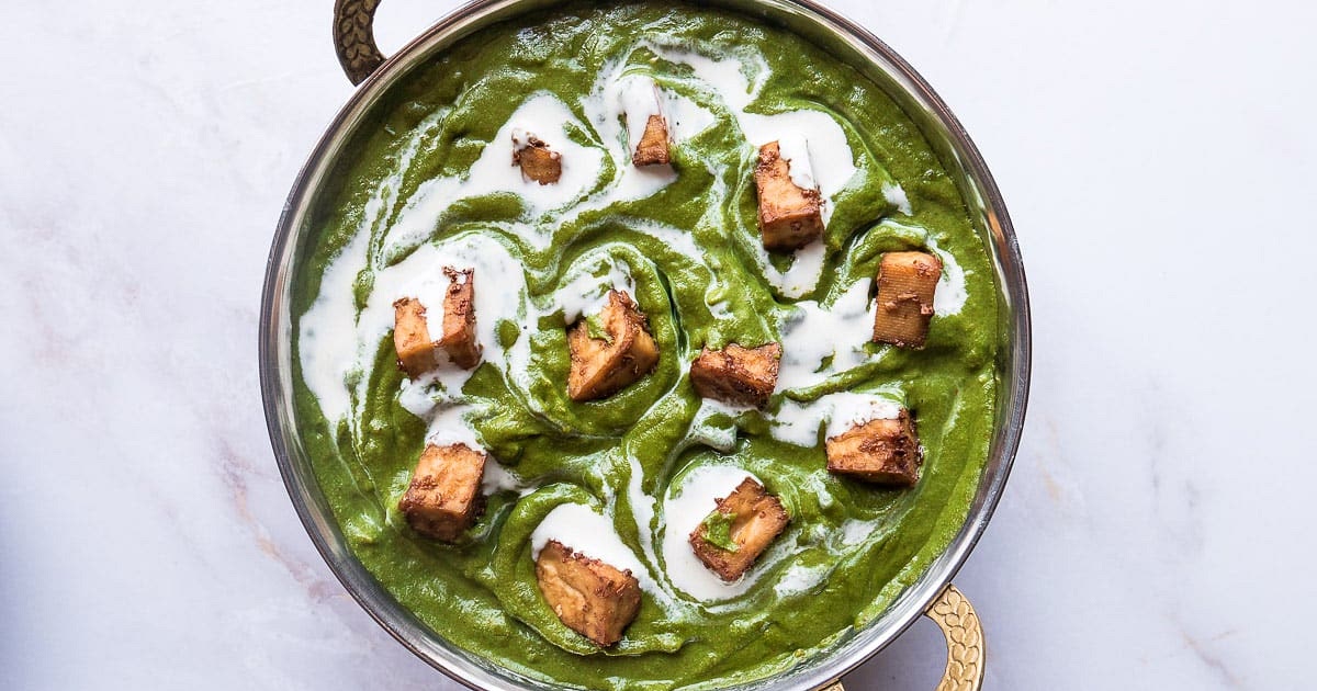 Vegan Palak Tofu Paneer Recipe | Samsung Food App
