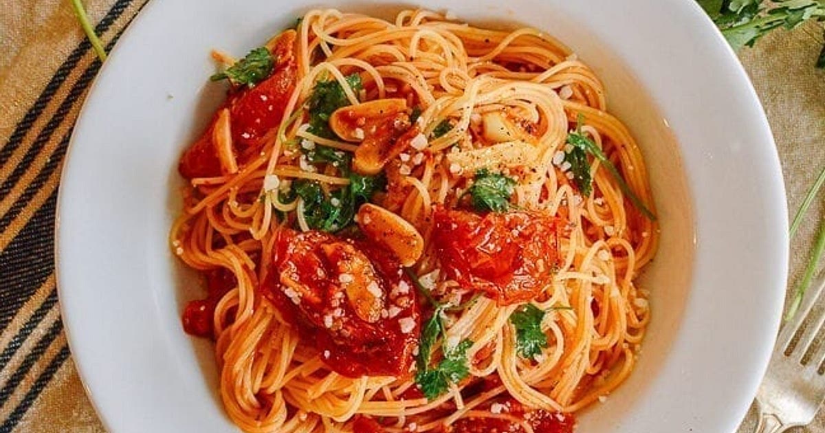 Slow Roasted Tomato Pasta Recipe | Samsung Food App