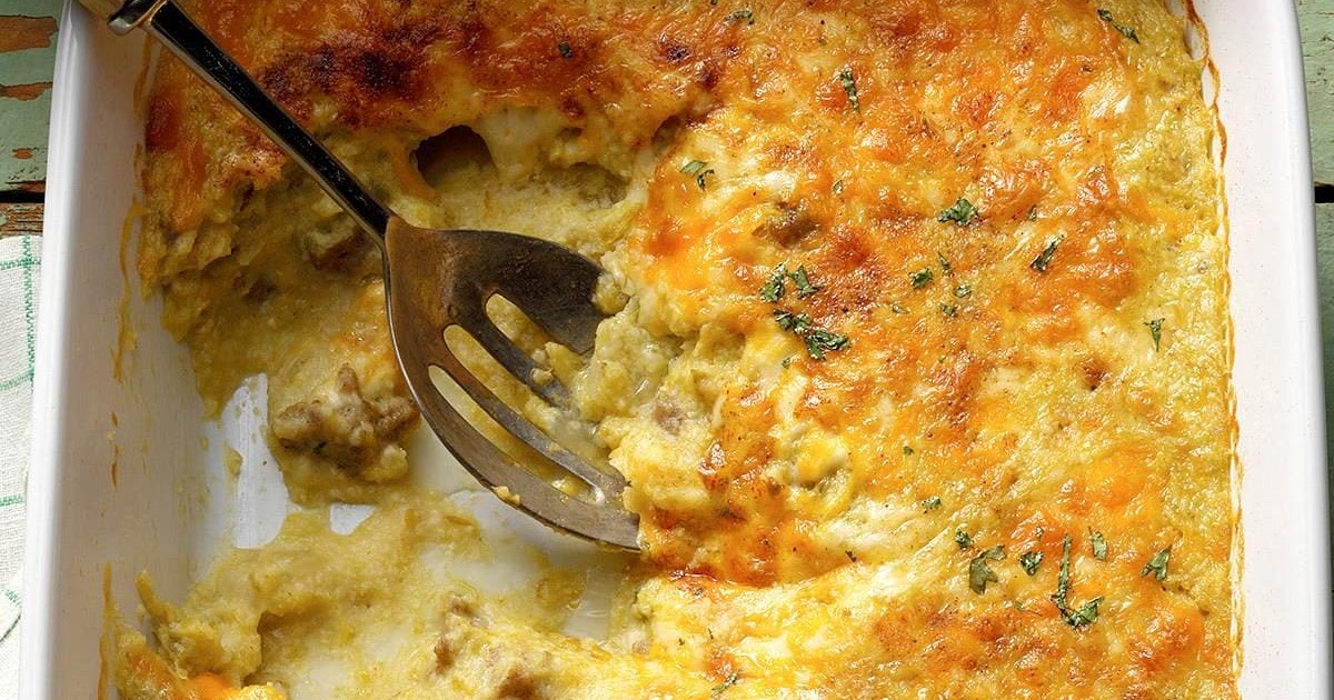 Easy Cheesy Loaded Grits Recipe | Samsung Food App