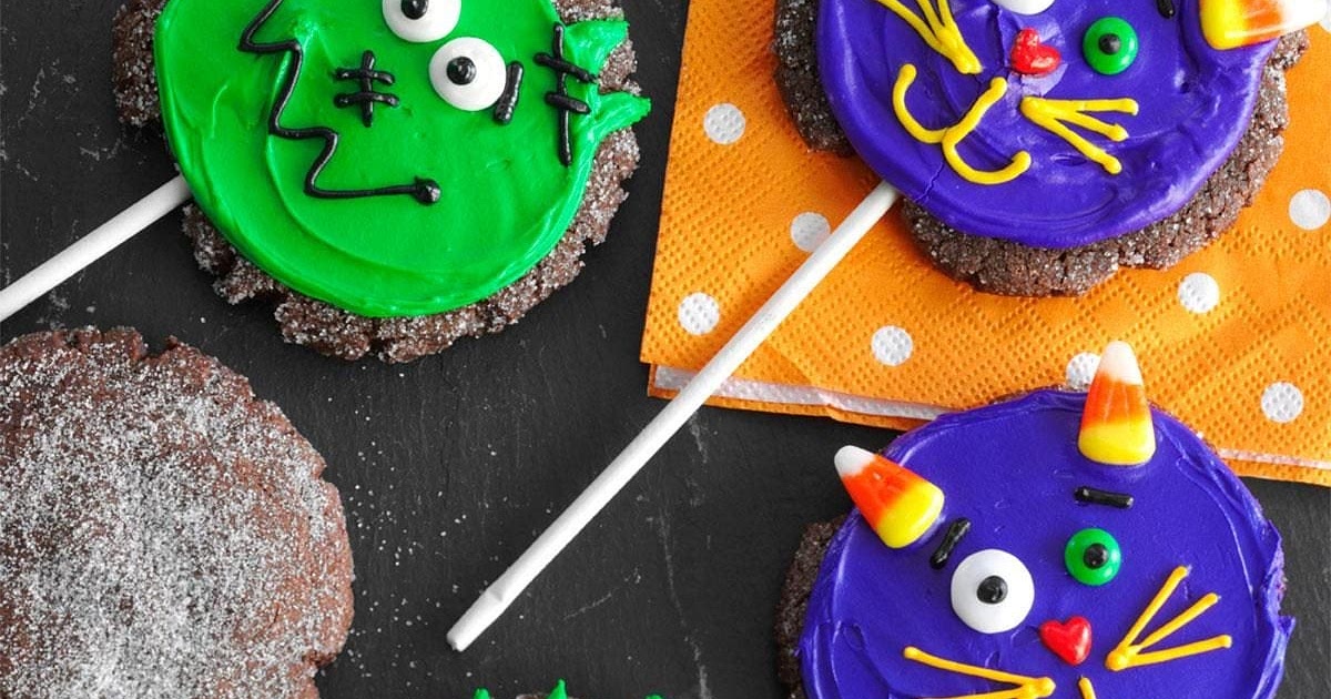 Halloween Chocolate Cookie Pops Recipe | Samsung Food App