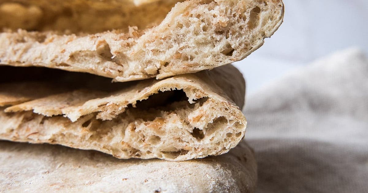 Homemade Whole Wheat Pita Bread Recipe | Samsung Food App
