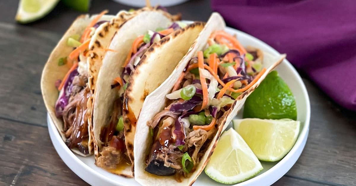 Slow Cooker BBQ Pulled Pork Tacos Recipe | Samsung Food App