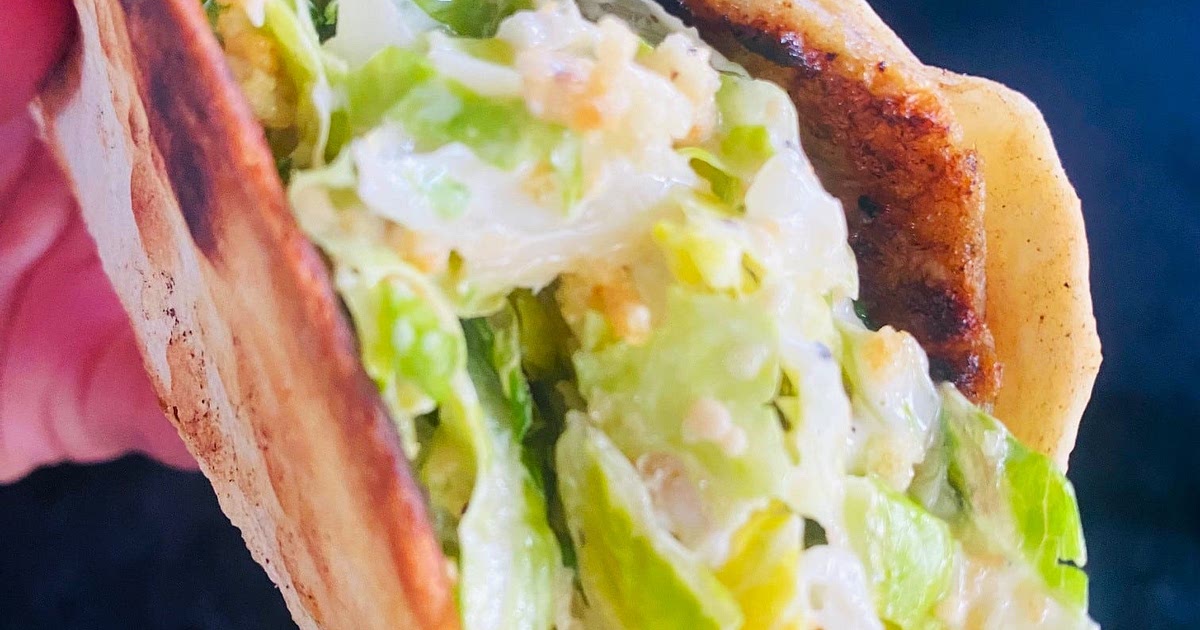 Blackstone Smashed Chicken Caesar Tacos Recipe | Samsung Food App