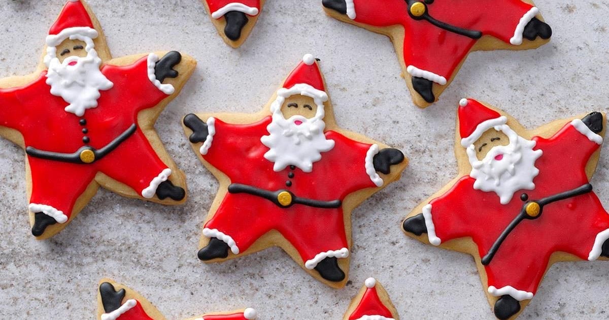 Santa Star Cookies Recipe | Samsung Food App