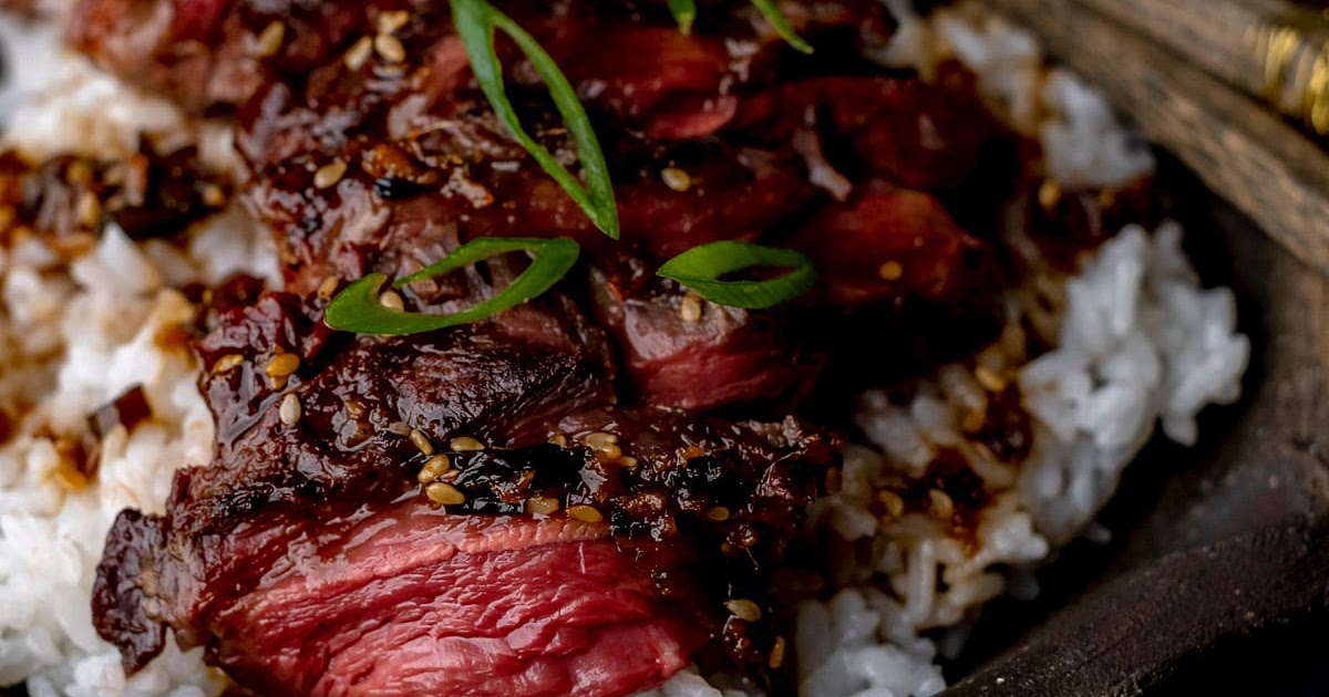 Grilled Elk Steak with Asian Marinade Recipe | Samsung Food App