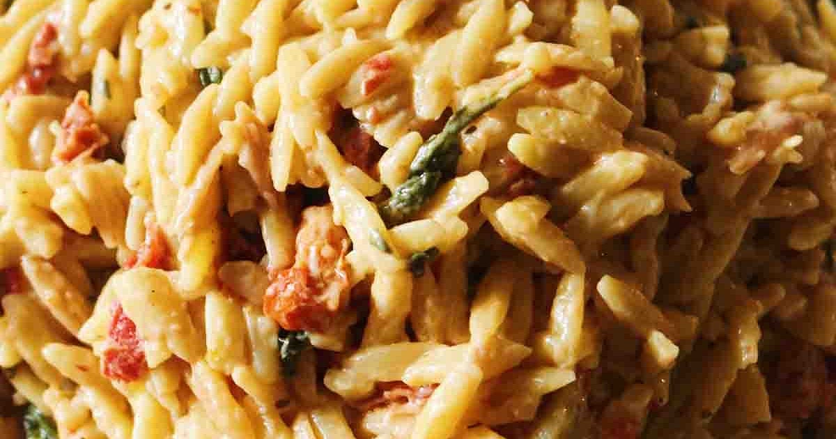Sun Dried Tomato Orzo Recipe | Samsung Food App