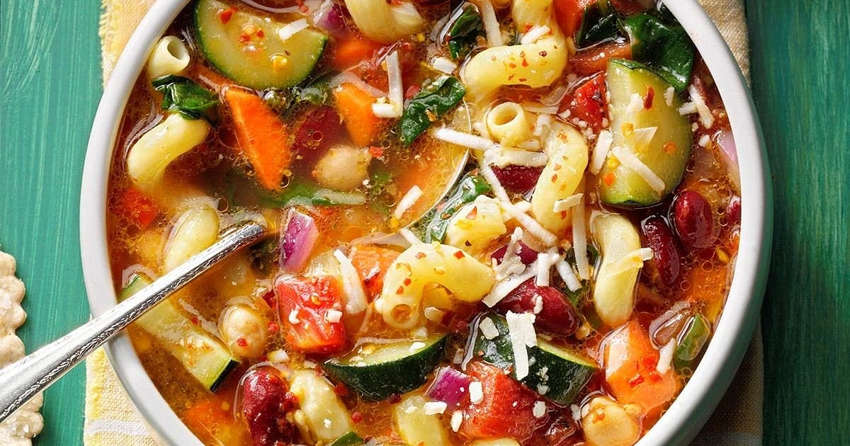 Over-the-Rainbow Minestrone Recipe | Samsung Food App