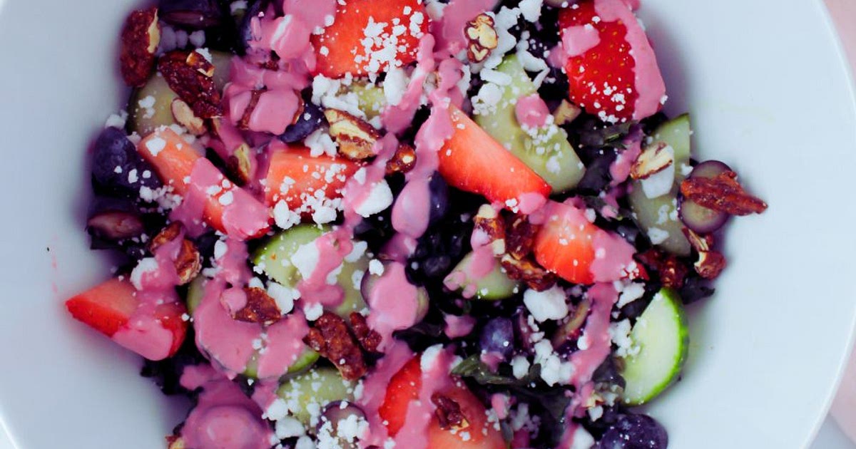 Summer Berry Salad with Creamy Raspberry Dressing Recipe | Samsung Food App