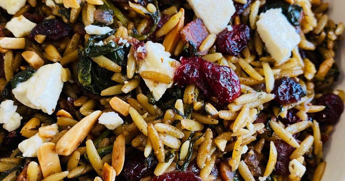 Bacon Cranberry Orzo Salad Recipe | Samsung Food App