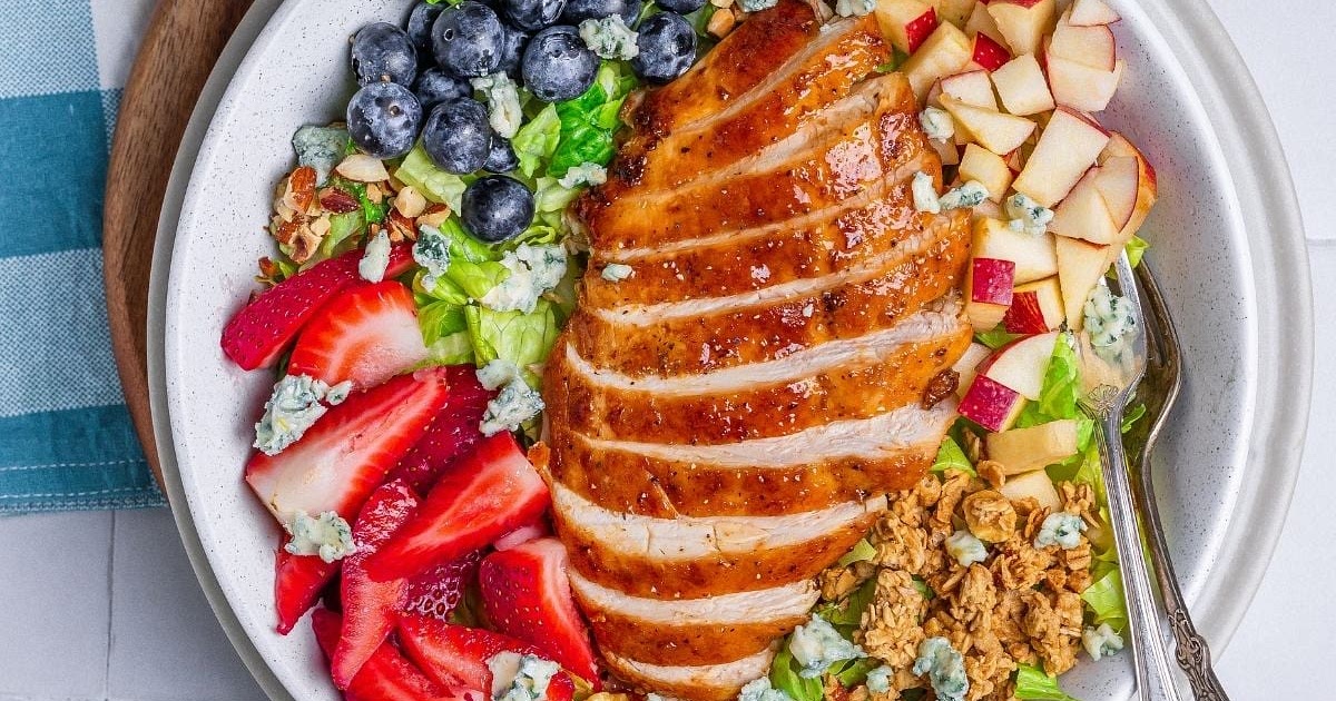 Chicken Fruit salad Recipe | Samsung Food App
