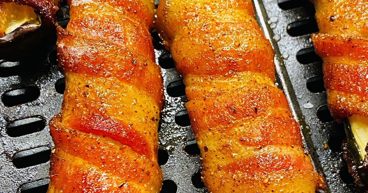 Air Fryer Bacon Wrapped Pickles Recipe | Samsung Food App