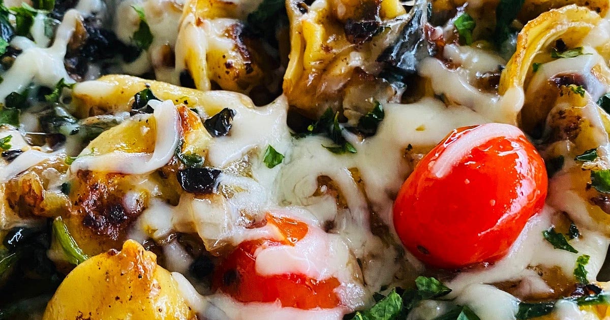 Blackstone Griddle Caprese Tortellini Recipe | Samsung Food App