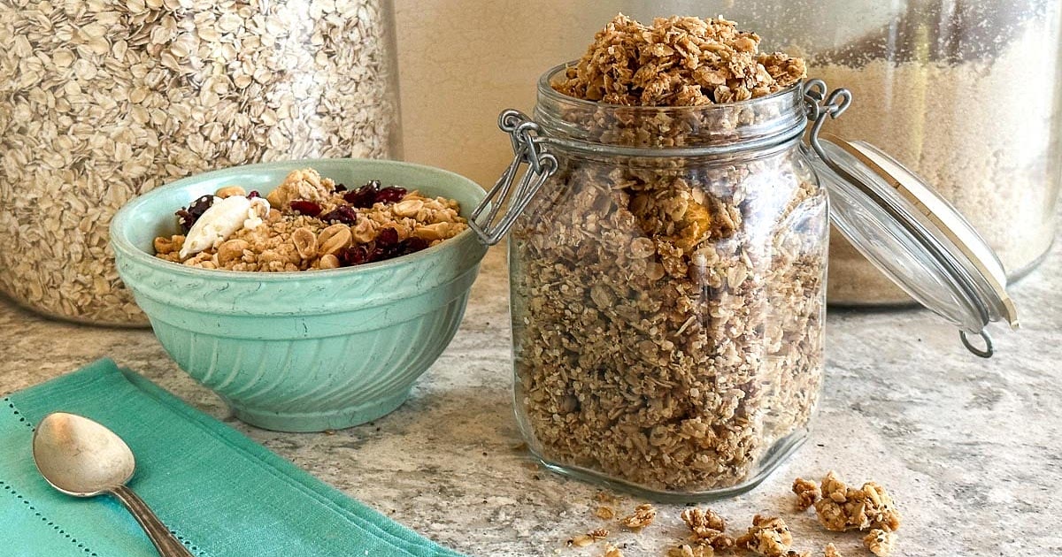 Low FODMAP High Protein Quinoa & Oat Granola Recipe | Samsung Food App