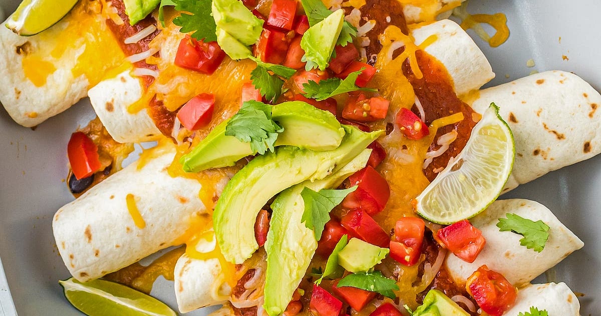Adobo Chicken Enchiladas Recipe | Samsung Food App