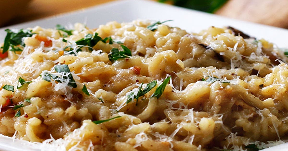 One-Pot Bacon And Wild Mushroom Risotto Recipe by Tasty | Samsung Food App