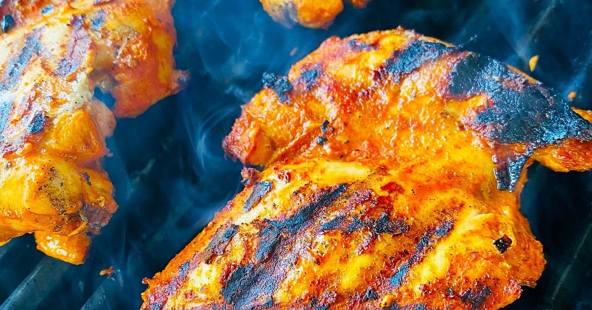 Grilled Buffalo Chicken Thighs Recipe | Samsung Food App