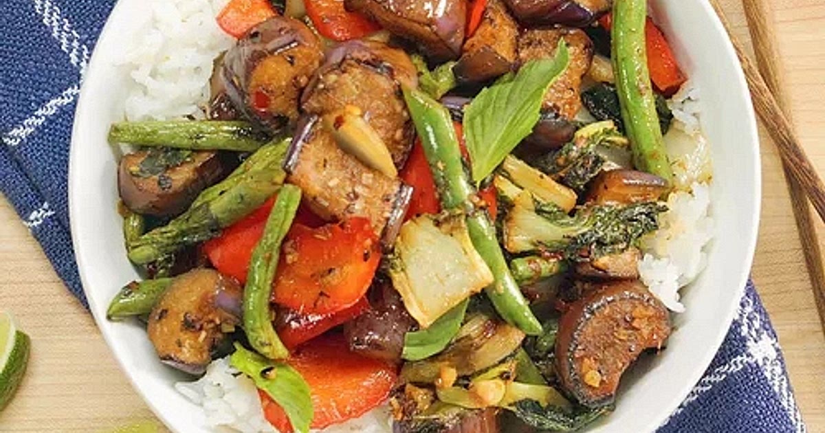 Lemongrass And Thai Basil Vegetable Stir Fry Recipe | Samsung Food App