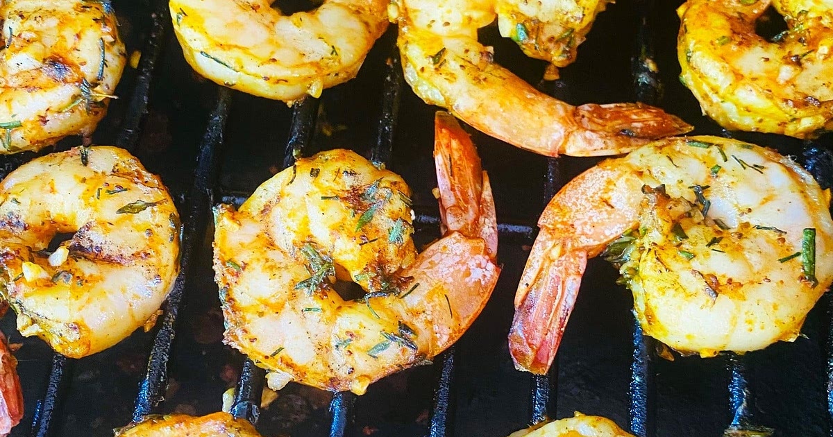 Smoked Lemon Herb Shrimp Recipe | Samsung Food App