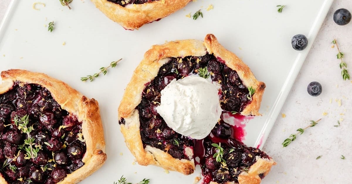 Mini Blueberry Galettes Recipe | Samsung Food App