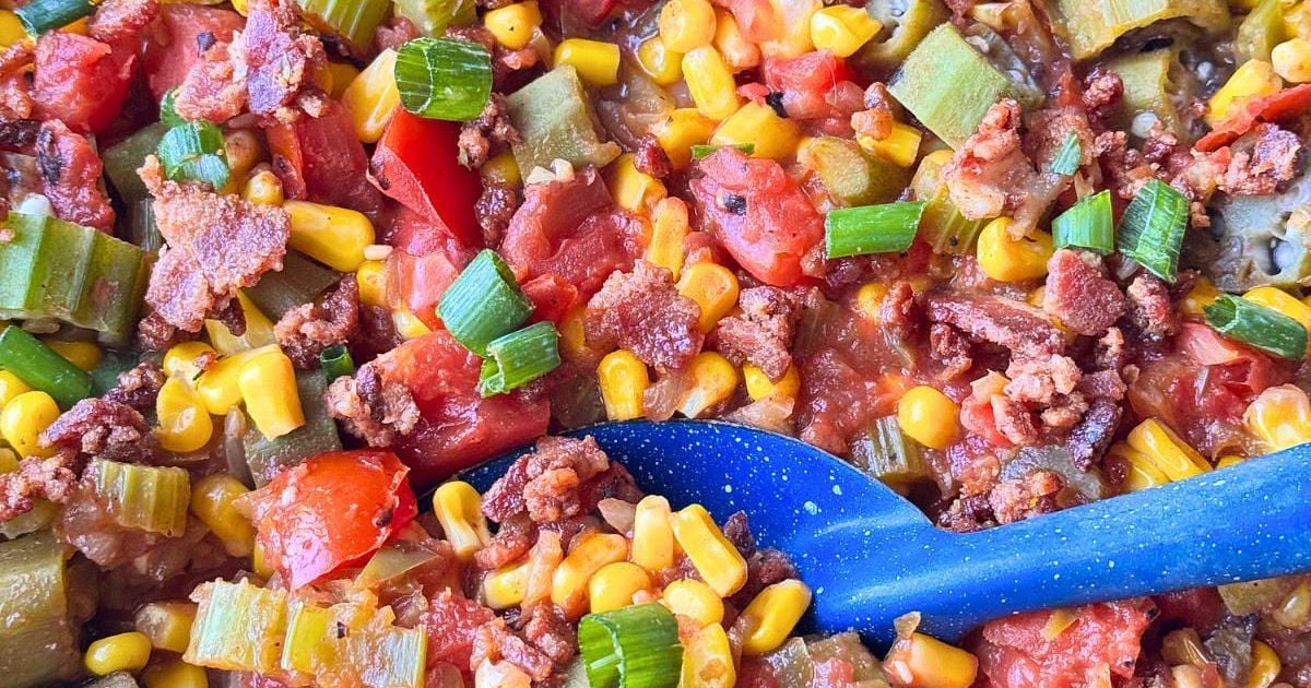 Cajun Corn and Okra Recipe | Samsung Food App