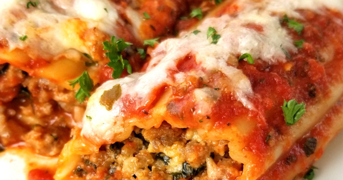 Italian Sausage & Cheese Baked Manicotti Recipe | Samsung Food App
