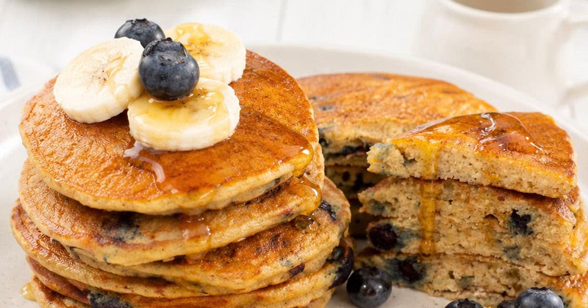 Blueberry Cornmeal Pancakes Recipe | Samsung Food App