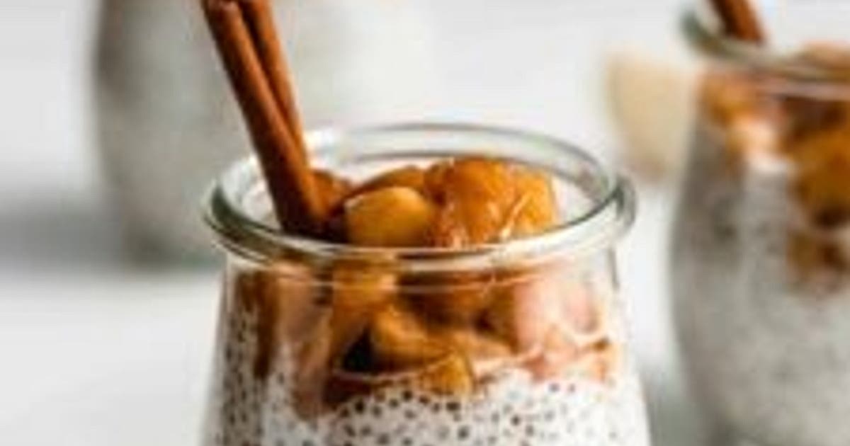 Cinnamon Apple Pie Chia Pudding Recipe | Samsung Food App