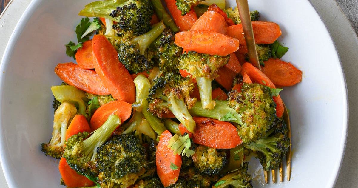 Roasted Broccoli and Carrots Recipe | Samsung Food App