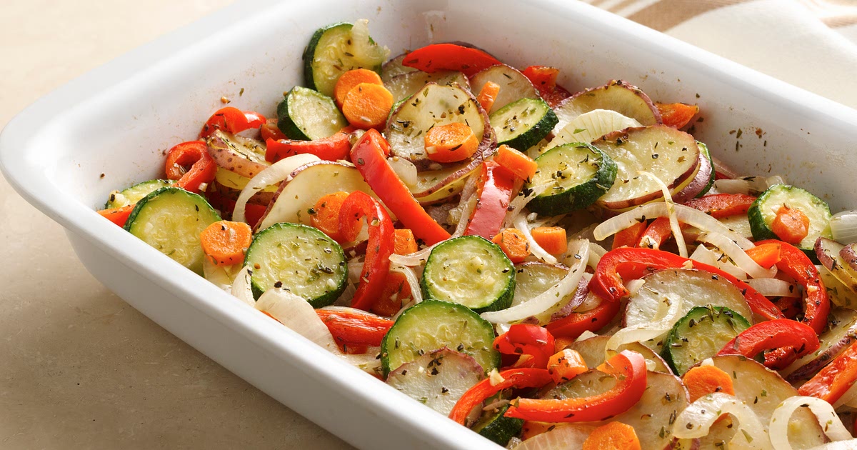Mixed Vegetable Bake Recipe | Samsung Food App