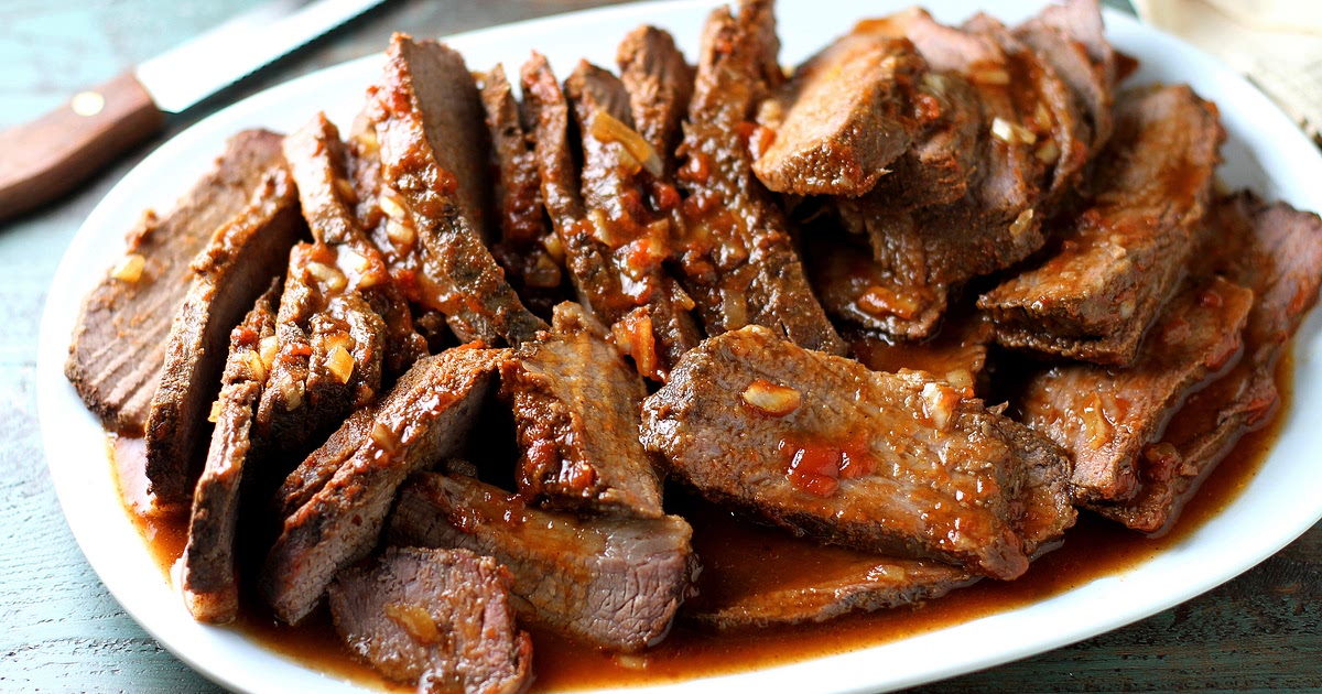 Slow-Cooker Barbecue Beef Brisket Recipe | Samsung Food App