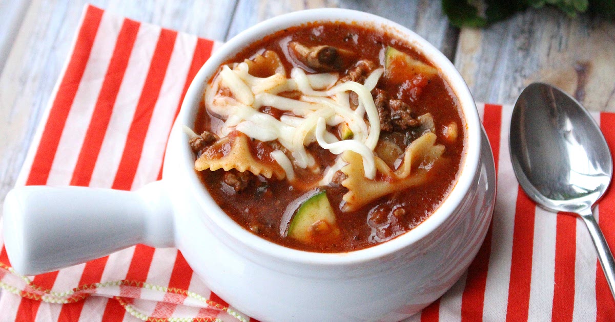 Slow-Cooker Lasagna Soup Recipe | Samsung Food App