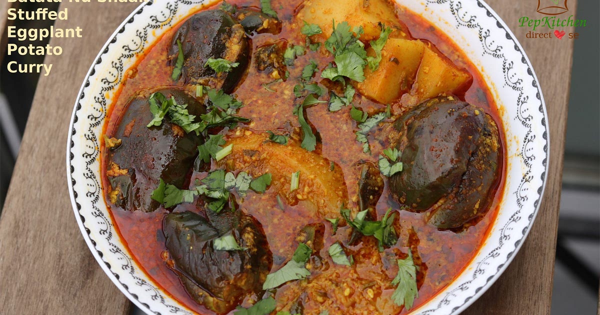 Bharela Ringan Batata Nu Shaak / Stuffed Eggplant Potato Curry Recipe | Samsung Food App
