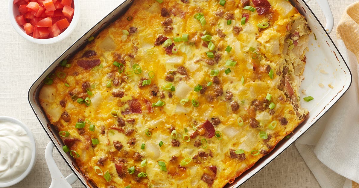 Overnight Hearty Biscuit Breakfast Casserole Recipe | Samsung Food App