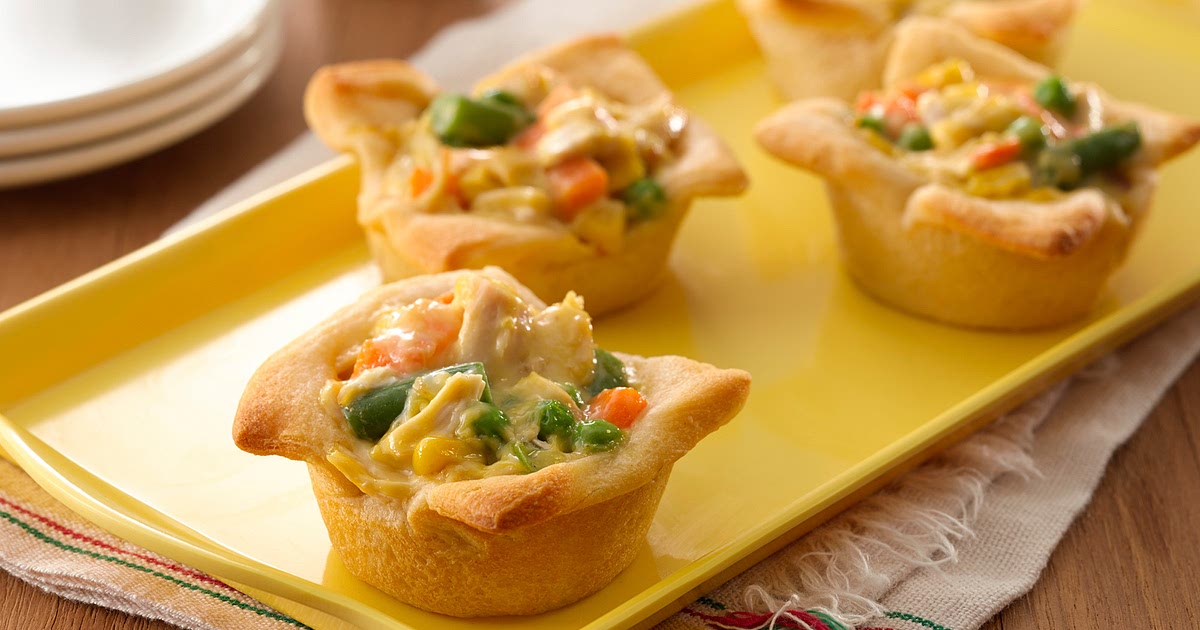 Chicken Pot Pie Crescent Cups Recipe | Samsung Food App