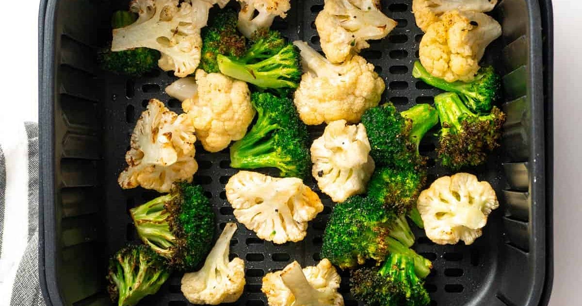 Air Fryer Broccoli and Cauliflower Recipe | Samsung Food App