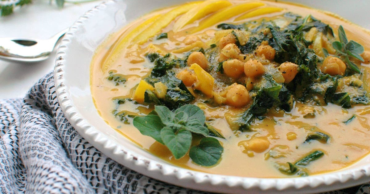 Pumpkin, Kale, and Chickpea Curry Recipe | Samsung Food App