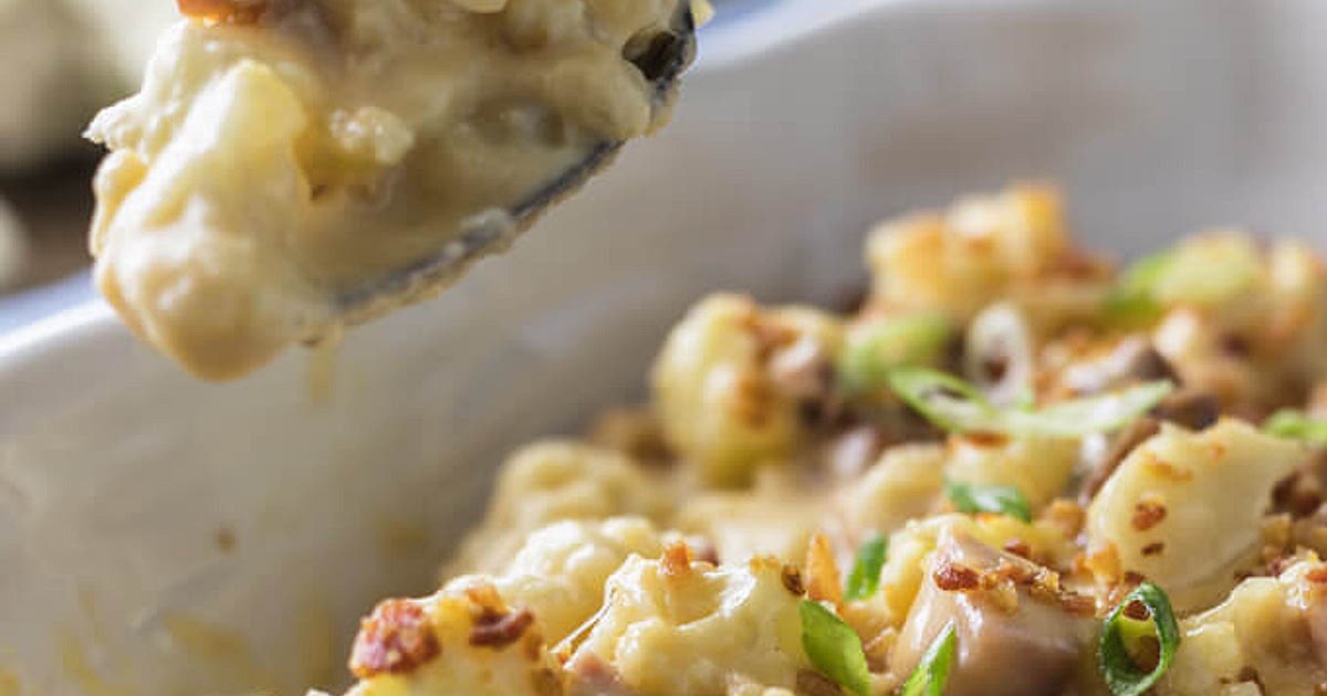 Creamy Keto Mac and Cheese with Ham Recipe | Samsung Food App