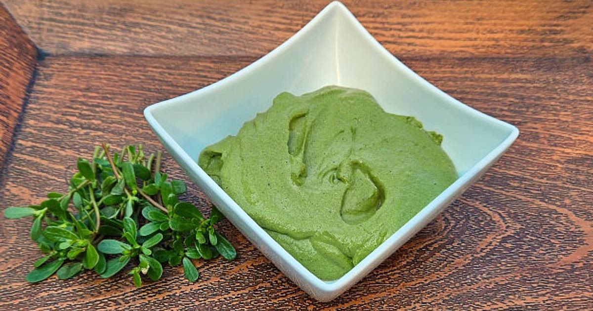 Purslane Pistou Recipe | Samsung Food App