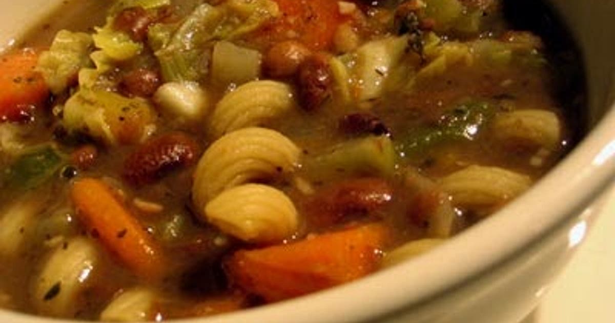 Romano Bean and Vegetable Soup Recipe | Samsung Food App