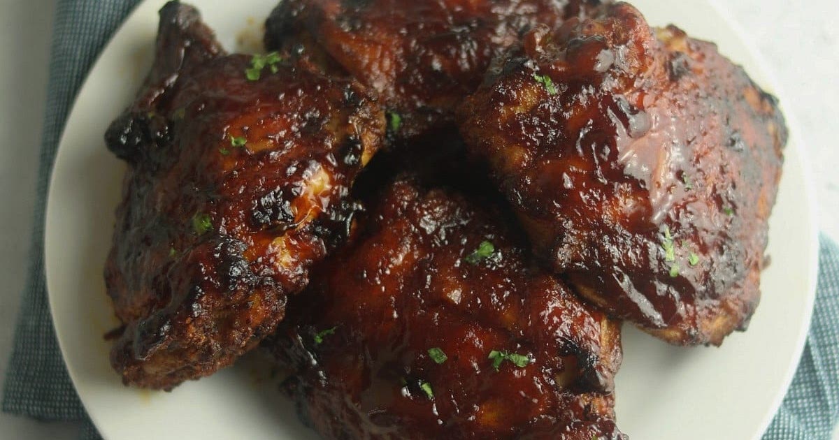 Air Fryer BBQ Chicken Thighs Recipe | Samsung Food App