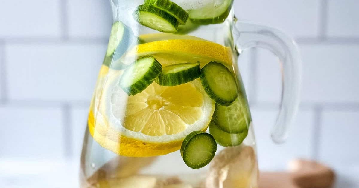 Cucumber Lemon Ginger Water Recipe | Samsung Food App