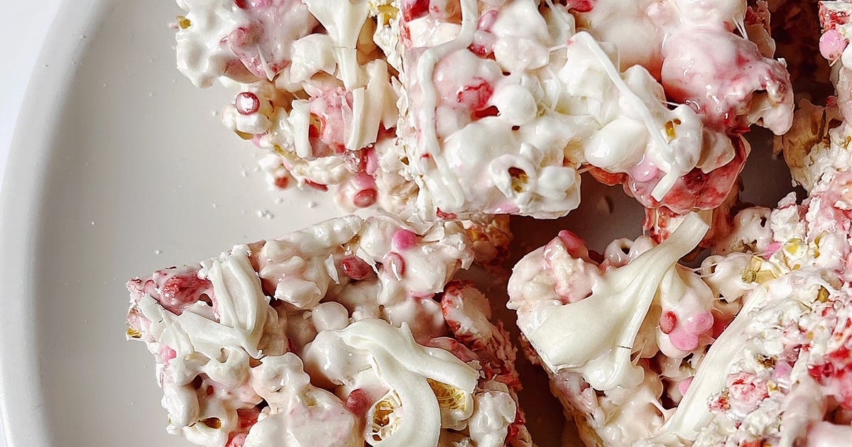 Valentine’s Day Marshmallow Popcorn Treats ~ No Bake, Simple Ingredients Recipe | Samsung Food App