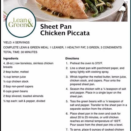 Optavia Recipe Sharing