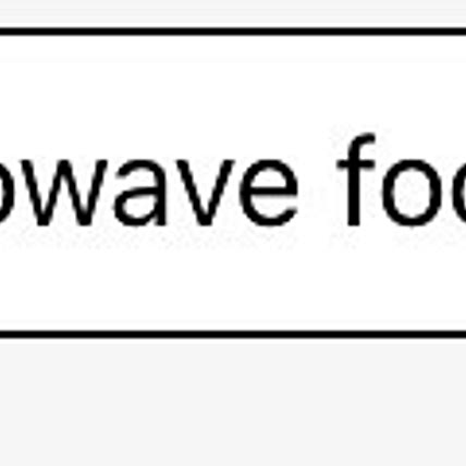 Microwave food