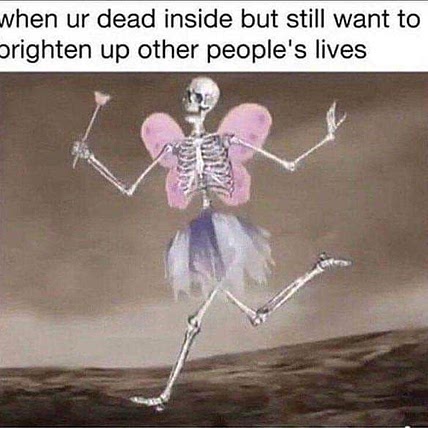 Depressed but trying